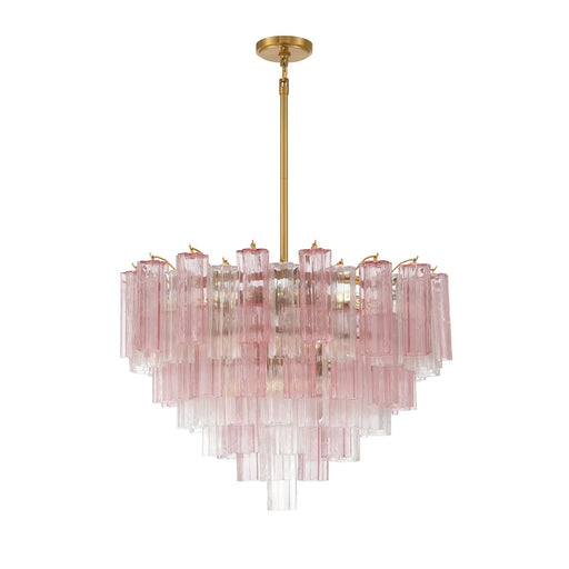 Addis 16 Light Chandelier Aged Brass