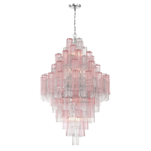 Addis 20 Light Chandelier Polished Chrome