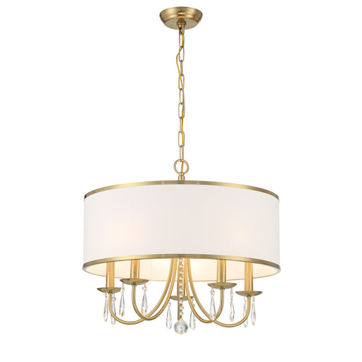 Adalynn Five Light Chandelier Vibrant Gold