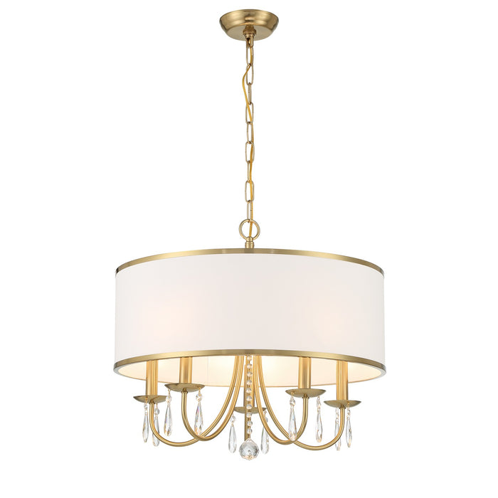 Crystorama - ED0662205VG - Five Light Chandelier - Adalynn - Vibrant Gold