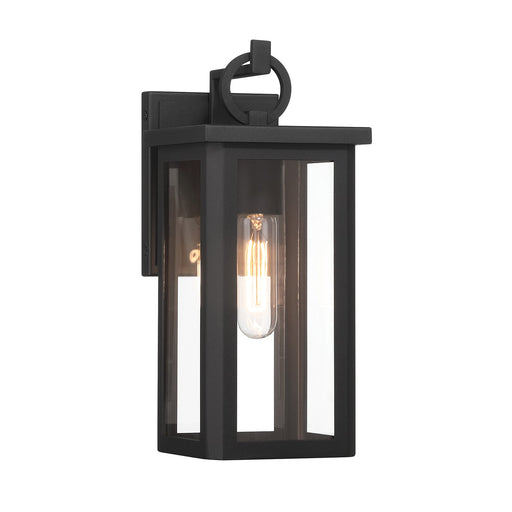Boadie One Light Outdoor Wall Sconce Matte Black