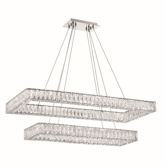 Crystorama - ED3564202CH - LED Chandelier - Kinsley - Polished Chrome