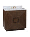 Currey and Company - 3800-0012 - 36" Vanity with Rectangular Undermount Sink - Morombe - Cocoa/White