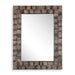 Uttermost - 08214 - Mirror - Burke - Weathered Black, Brushed Stain