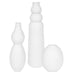 Uttermost - 18218 - Vases, Set/3 - Forma - White Ceramic