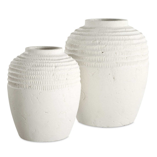 Luna Vases Set/2 Chalk White