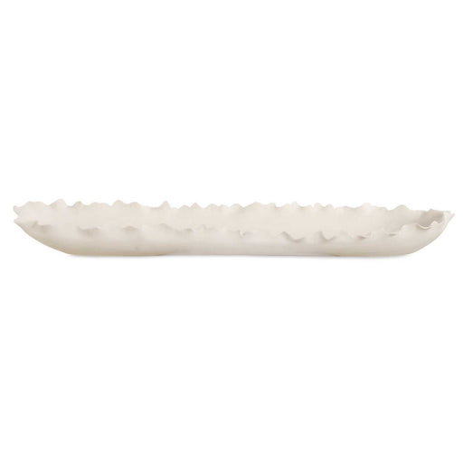 Ripple Crest Bowl Matte White
