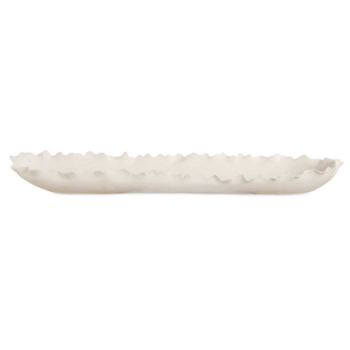 Uttermost - 18269 - Bowl - Ripple Crest - Matte White