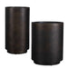 Uttermost - 18276 - Planters Set/2 - Volcan - Matte Bronze