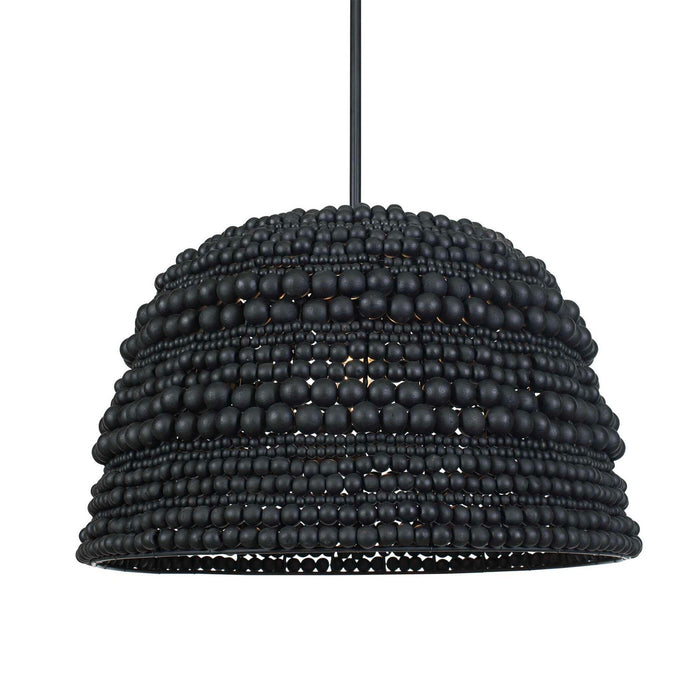 Uttermost - 21623 - One Light Pendant - Persephone - Matte Black