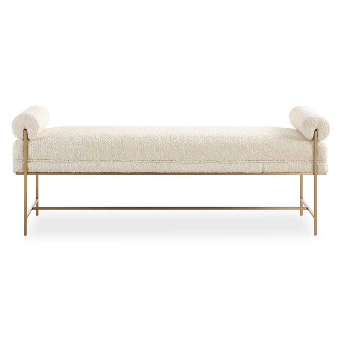 Uttermost - 23888 - Bench - Bolster - Brushed Brass