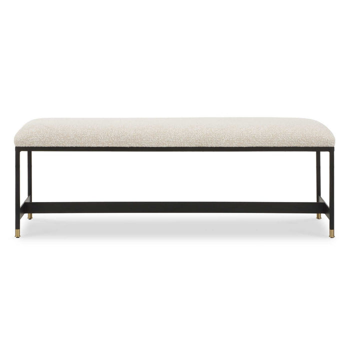 Uttermost - 23925 - Bench - Halston - Matte Black