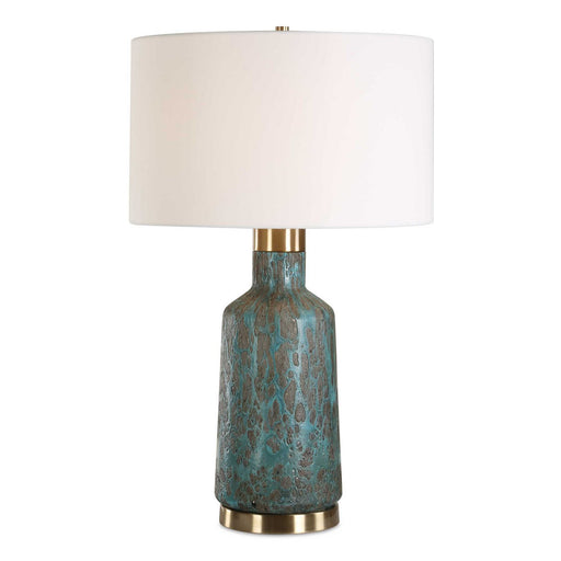 Dauphine One Light Table Lamp Antique Brass Plated
