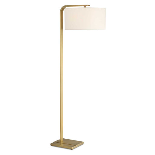 Laight One Light Floor Lamp Antique Brass Plated