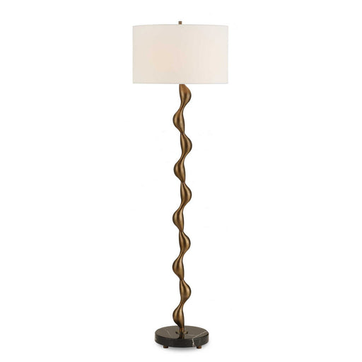 Remolino One Light Floor Lamp Warm Bronze