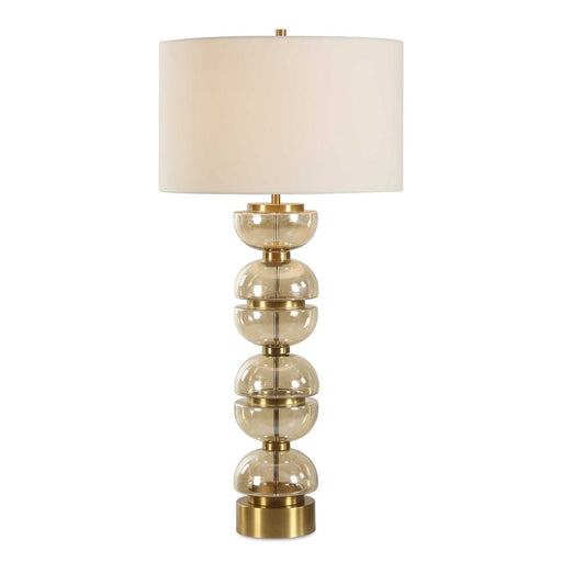 Assemble One Light Table Lamp Brass Plated Iron