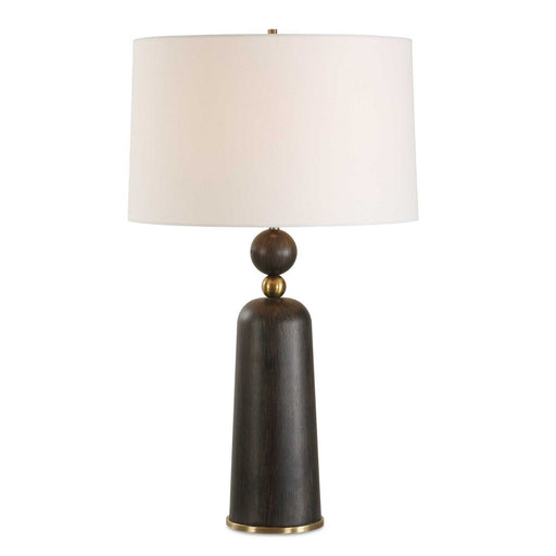 McQuinn One Light Table Lamp Antique Brass Plated