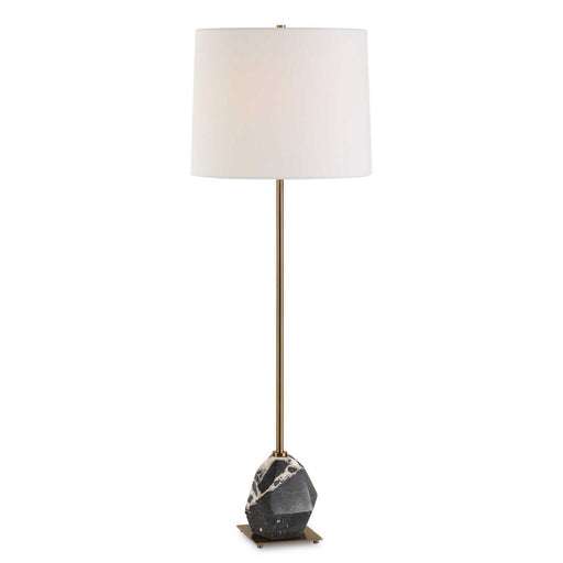 Rowland One Light Buffet Lamp Antique Brass Plated