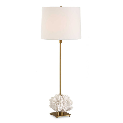 Caronia One Light Buffet Lamp Antique Brass
