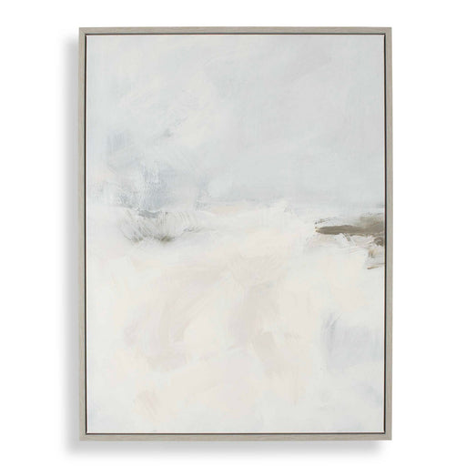 Simple Serenity Abstract Art Gray