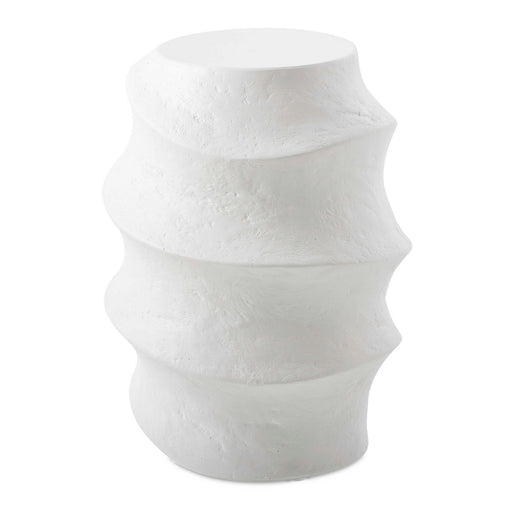 Winded Accent Table White