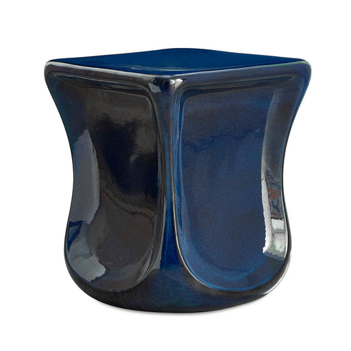 Kaz Stool Blue Glaze