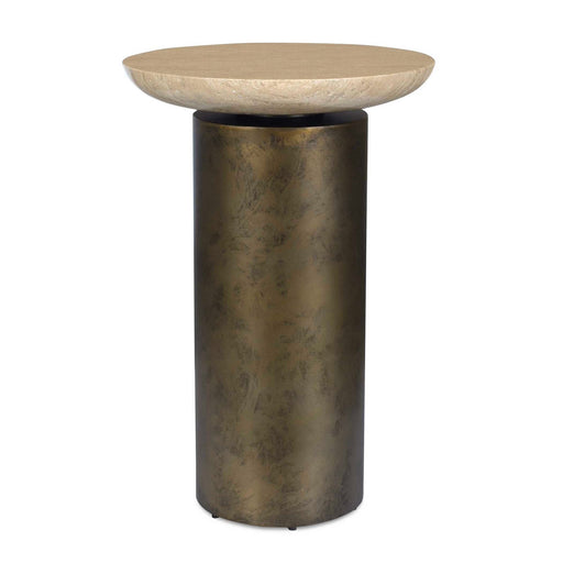 Oslo Accent Table Antique Brass