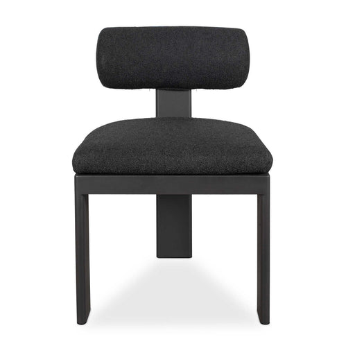 Bolster Back Dining Chair Black