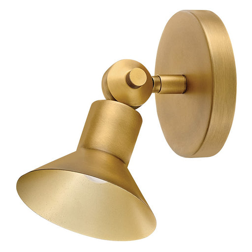 Dom LED Wall Sconce Heritage Brass