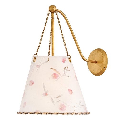 Primrose LED Wall Sconce Distressed Brass