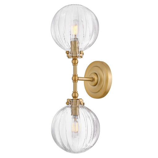 Helene LED Wall Sconce Lacquered Brass