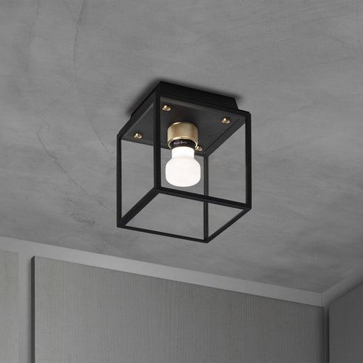 LED Ceiling Mount Black / Brass