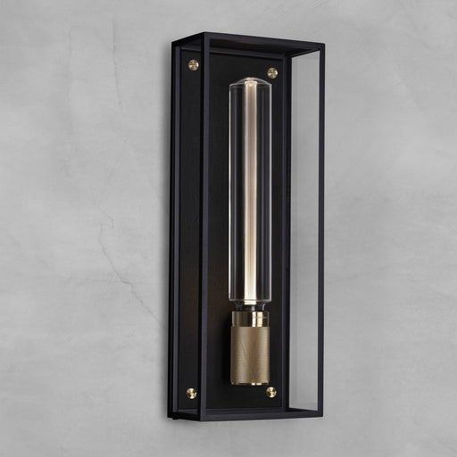 LED Wall Mount Black / Brass