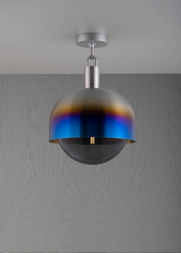 LED Linear Ceiling Mount Burnt Steel