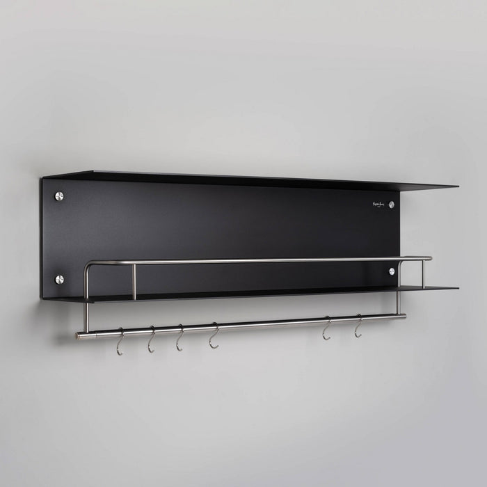 Buster + Punch - USV-041924 - Kitchen Hanger Shelf - Black / Steel