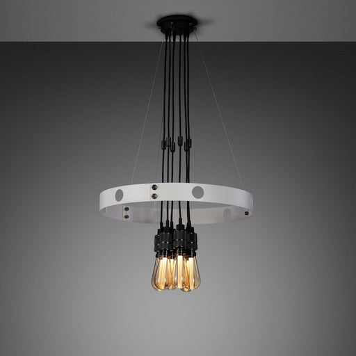 LED Chandelier Smoked Bronze