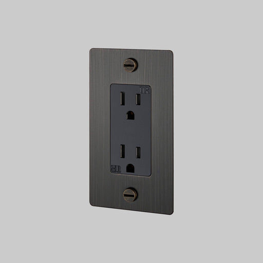 Duplex Outlet Smoked Bronze