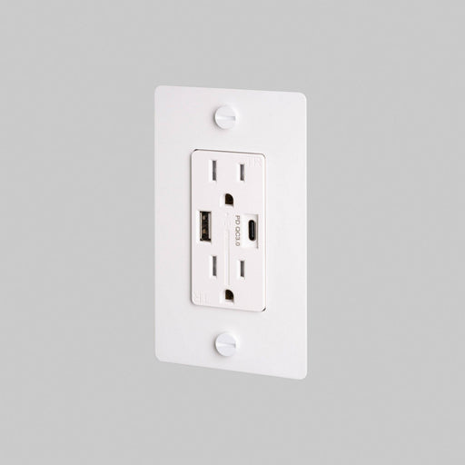 Duplex Outlet White