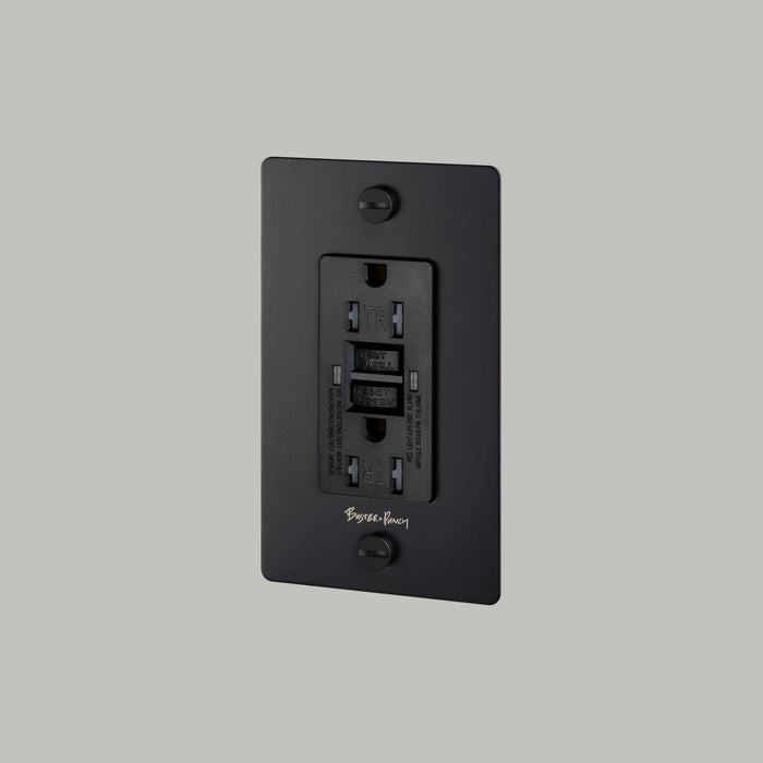 Buster + Punch - NSK-023505 - Duplex Outlet - Black
