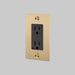 Buster + Punch - NSK-053420 - Duplex Outlet - Brass