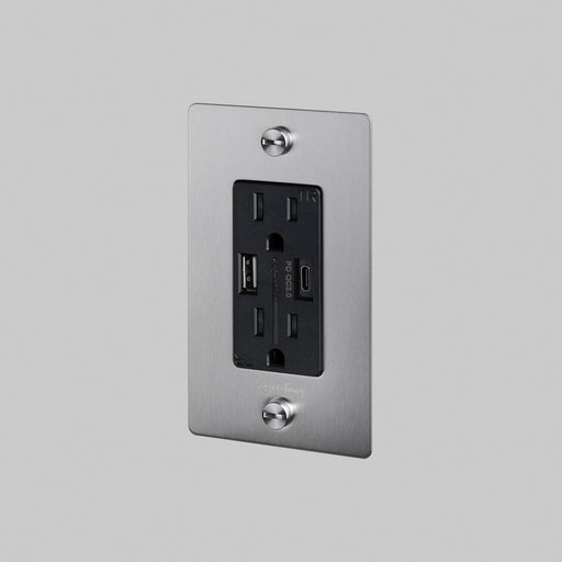Duplex Outlet Steel