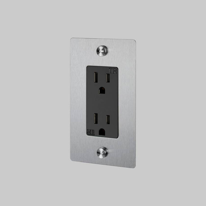 Buster + Punch - NSK-073422 - Duplex Outlet - Steel