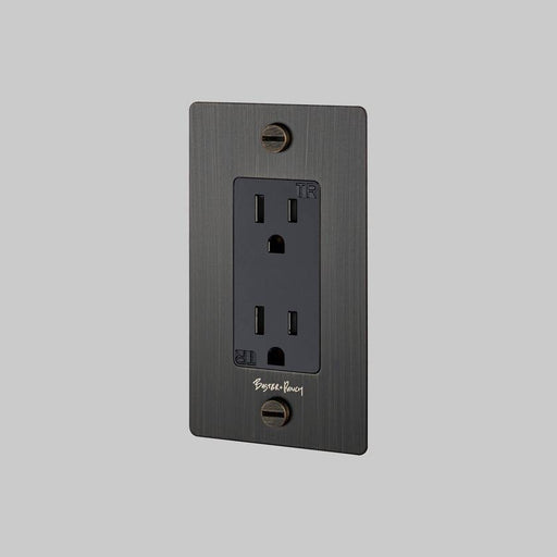 Duplex Outlet Smoked Bronze