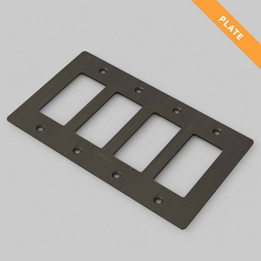 Wall Plate Smoked Bronze