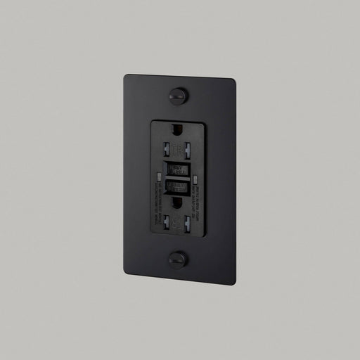 Duplex Outlet Black