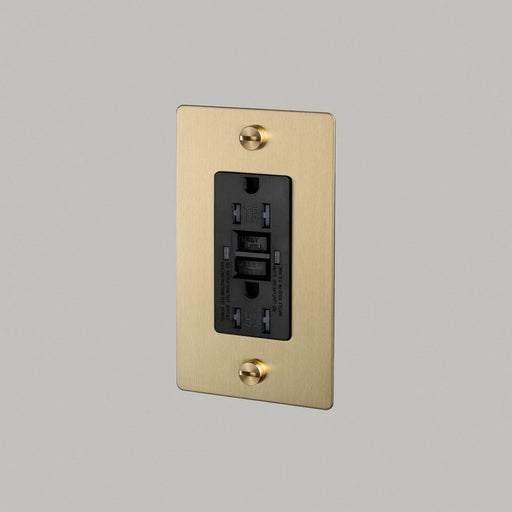 Duplex Outlet Brass