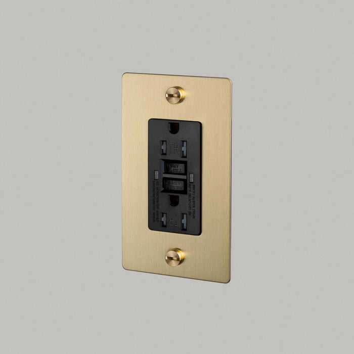 Buster + Punch - NSC-053802 - Duplex Outlet - Brass