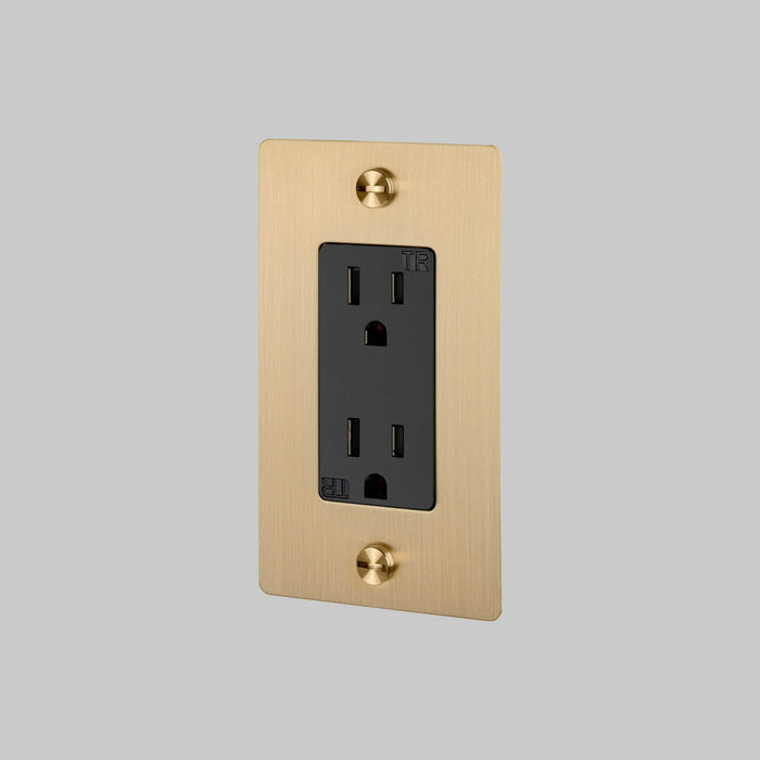 Buster + Punch - NSC-053808 - Duplex Outlet - Brass