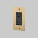 Buster + Punch - NSC-053808 - Duplex Outlet - Brass