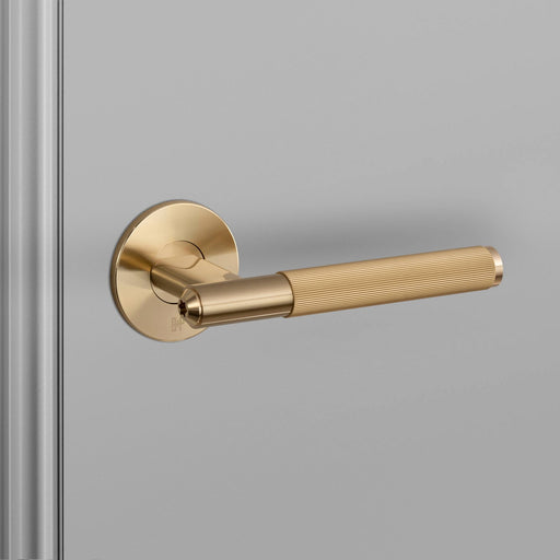 Fixed Door Handle Brass